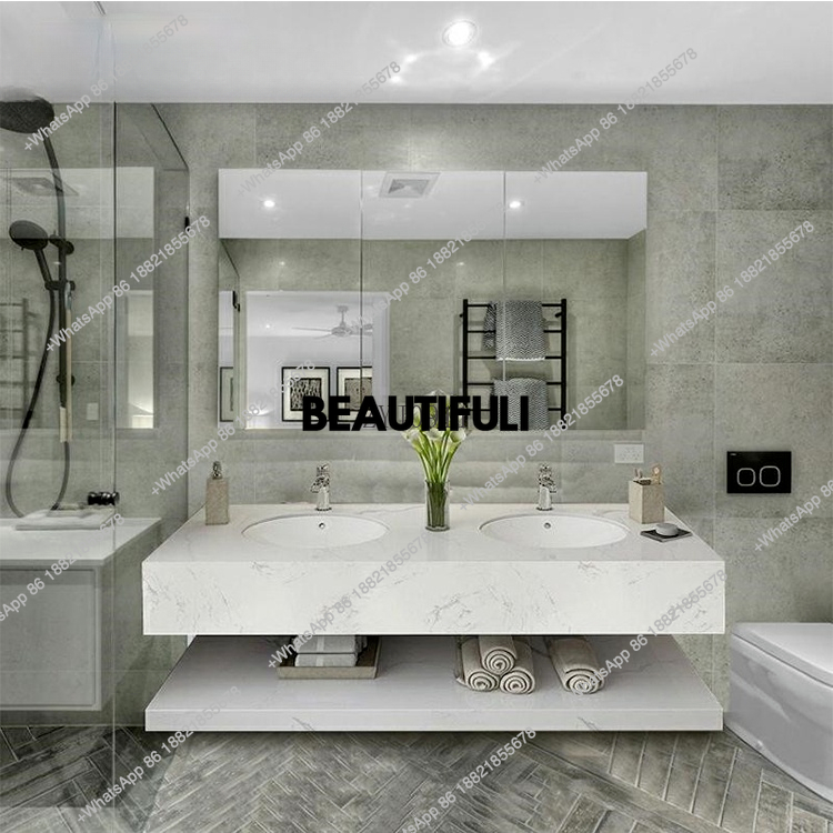 modern luxury customized hotel - огляд і ціна Home Bathroom Vanity Combo